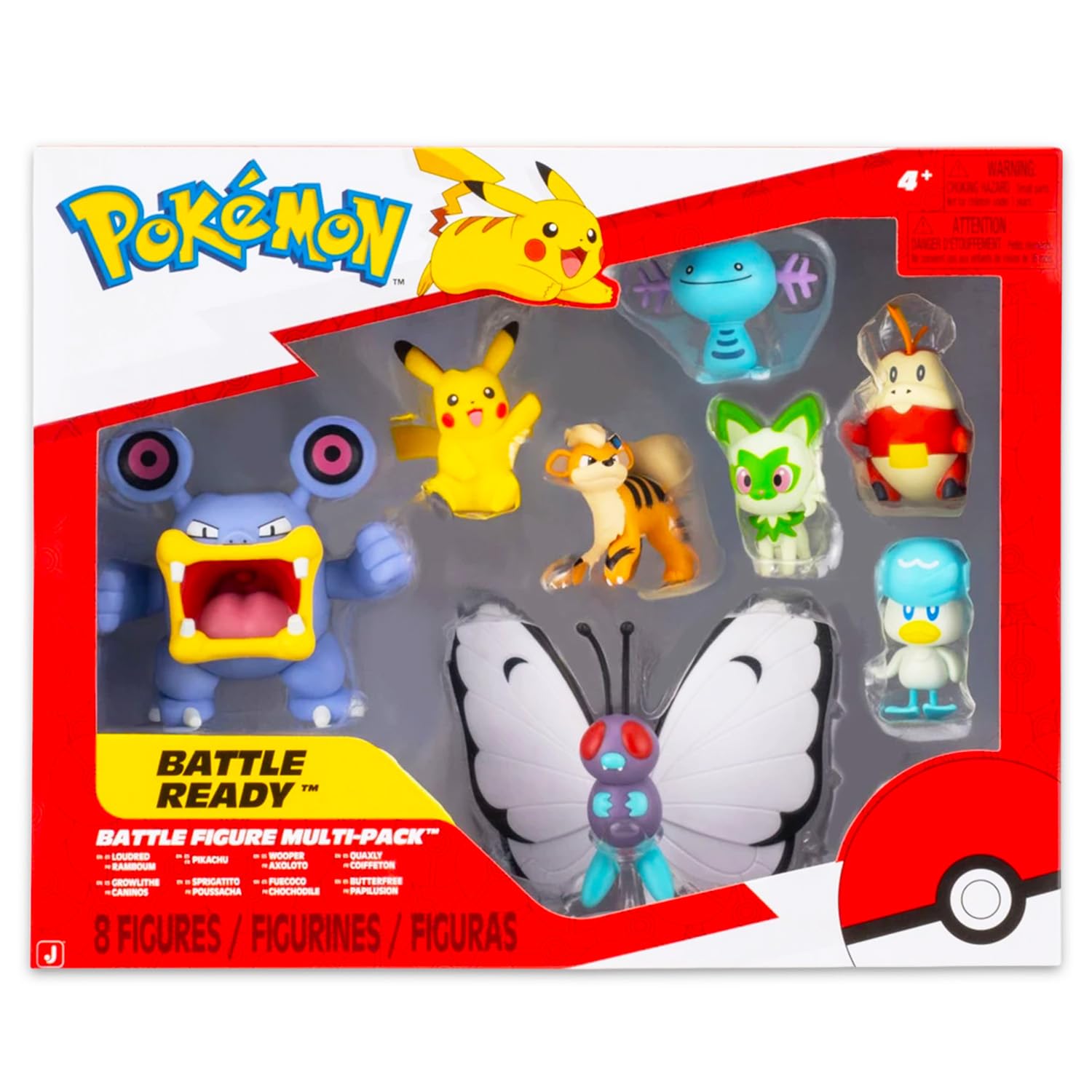 Amazon.com: Pokemon Battle Action Figure Pack – Bundle of 8 Mini
